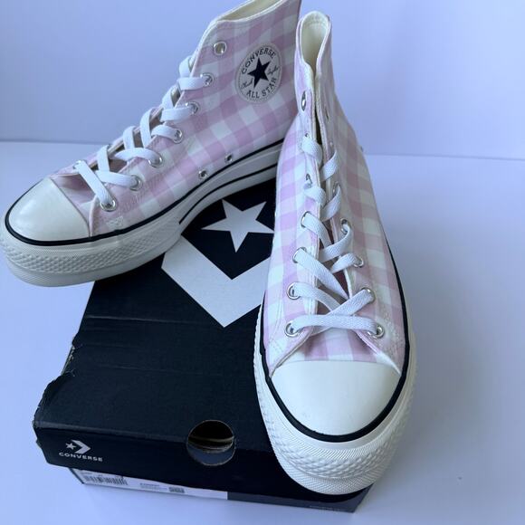 Converse Shoes - Converse CTAS Lift Hi A13663C Vintage White Summit Pink Women's 9 NIB